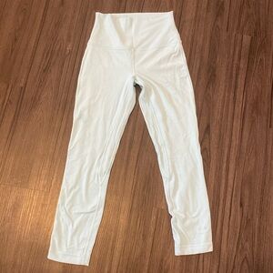 Light blue Lululemon tights